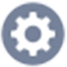 Gear icon in the scirpt editing pane
