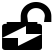 Open lock icon