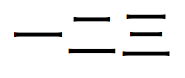 Japanese text string of Kanji numerals "123"