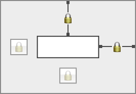 Âncoras superior e direta selecionadas no Inspetor