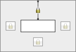 Âncora superior selecionada no Inspetor